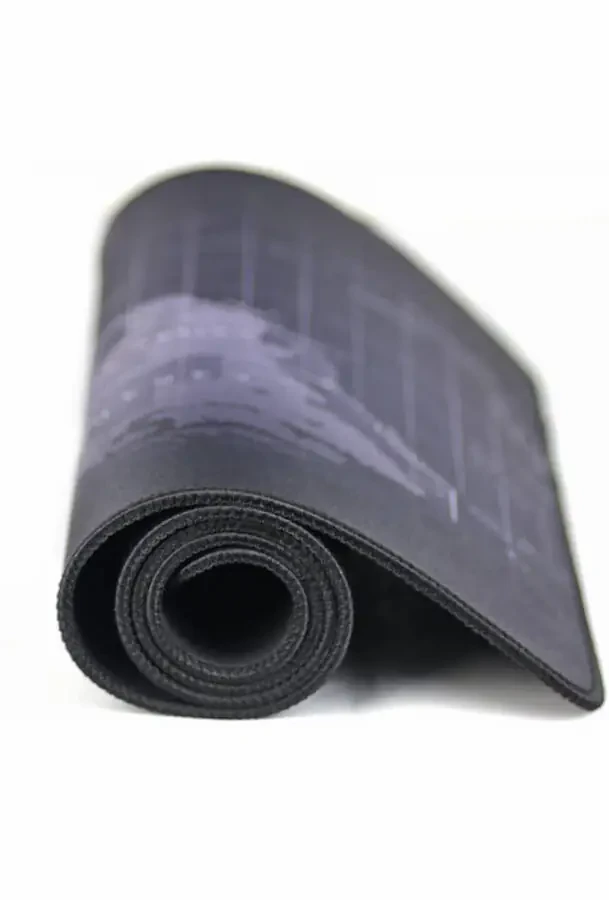 American Notions Gaming Mouse Pad XL Size for Mice and Keyboard, Non-Slip Rubber, Laptop Mac PC ( Black World Map )-MULTICOLOR - 12