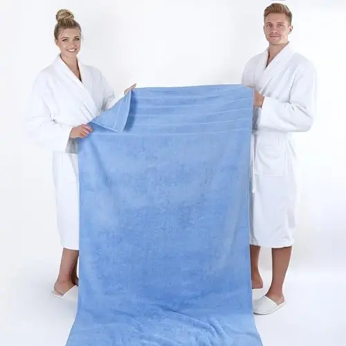 American Soft Linen 100% Cotton Luxury Turkish Towels, 2PC 35x70 Bath Sheet | Soft Absorbent Quick Dry OEKO Tex Standard 100 Certificated Durable Machine Washable Premium Hotel Quality - 5