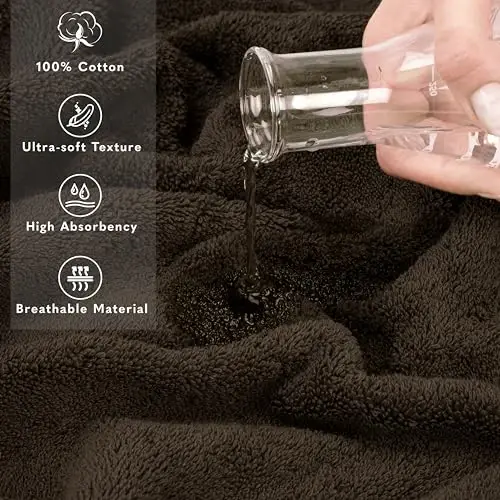American Soft Linen 100% Cotton Luxury Turkish Towels, 2PC 35x70 Bath Sheet | Soft Absorbent Quick Dry OEKO Tex Standard 100 Certificated Durable Machine Washable Premium Hotel Quality - 4