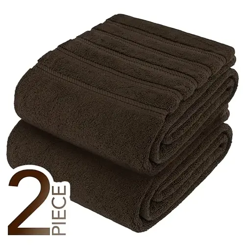 American Soft Linen 100% Cotton Luxury Turkish Towels, 2PC 35x70 Bath Sheet | Soft Absorbent Quick Dry OEKO Tex Standard 100 Certificated Durable Machine Washable Premium Hotel Quality - 6