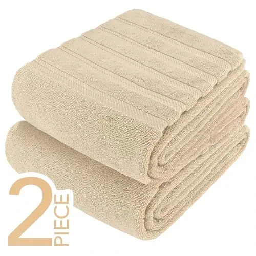 American Soft Linen 100% Cotton Luxury Turkish Towels, 2PC 35x70 Bath Sheet | Soft Absorbent Quick Dry OEKO Tex Standard 100 Certificated Durable Machine Washable Premium Hotel Quality - 6