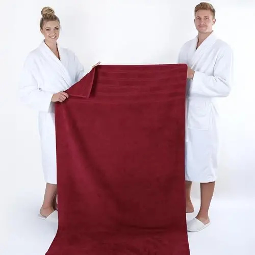 American Soft Linen 100% Cotton Luxury Turkish Towels, 2PC 35x70 Bath Sheet | Soft Absorbent Quick Dry OEKO Tex Standard 100 Certificated Durable Machine Washable Premium Hotel Quality - 4