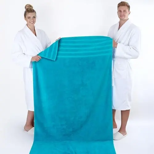 American Soft Linen 100% Cotton Luxury Turkish Towels, 2PC 35x70 Bath Sheet | Soft Absorbent Quick Dry OEKO Tex Standard 100 Certificated Durable Machine Washable Premium Hotel Quality - 5