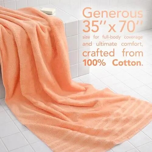 American Soft Linen 100% Cotton Luxury Turkish Towels, 2PC 35x70 Bath Sheet | Soft Absorbent Quick Dry OEKO Tex Standard 100 Certificated Durable Machine Washable Premium Hotel Quality - American Soft Linen (1)