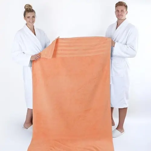 American Soft Linen 100% Cotton Luxury Turkish Towels, 2PC 35x70 Bath Sheet | Soft Absorbent Quick Dry OEKO Tex Standard 100 Certificated Durable Machine Washable Premium Hotel Quality - 5