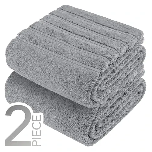 American Soft Linen 100% Cotton Luxury Turkish Towels, 2PC 35x70 Bath Sheet | Soft Absorbent Quick Dry OEKO Tex Standard 100 Certificated Durable Machine Washable Premium Hotel Quality - 6