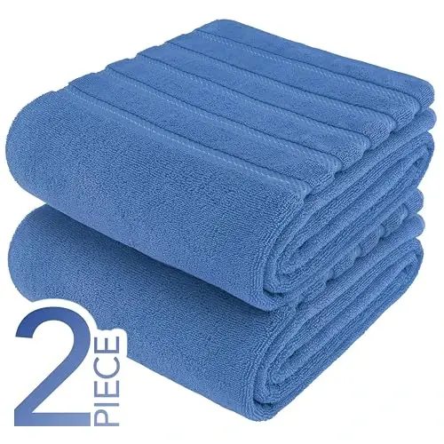 American Soft Linen 100% Cotton Luxury Turkish Towels, 2PC 35x70 Bath Sheet | Soft Absorbent Quick Dry OEKO Tex Standard 100 Certificated Durable Machine Washable Premium Hotel Quality - 6