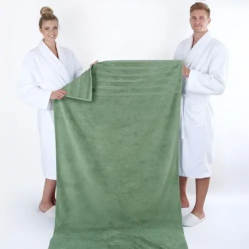 American Soft Linen 100% Cotton Luxury Turkish Towels, 2PC 35x70 Bath Sheet | Soft Absorbent Quick Dry OEKO Tex Standard 100 Certificated Durable Machine Washable Premium Hotel Quality - 5