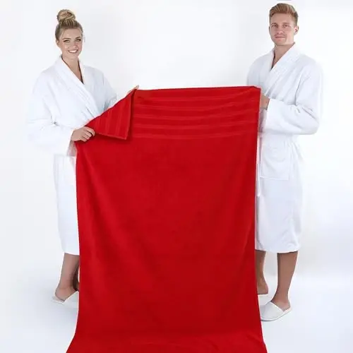 American Soft Linen 100% Cotton Luxury Turkish Towels, 2PC 35x70 Bath Sheet | Soft Absorbent Quick Dry OEKO Tex Standard 100 Certificated Durable Machine Washable Premium Hotel Quality - 5