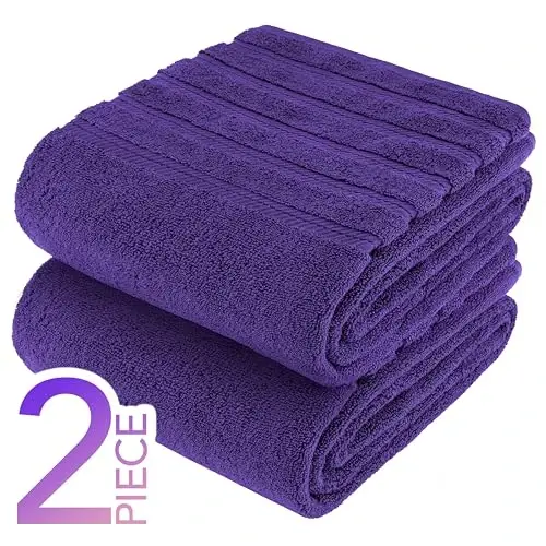 American Soft Linen 100% Cotton Luxury Turkish Towels, 2PC 35x70 Bath Sheet | Soft Absorbent Quick Dry OEKO Tex Standard 100 Certificated Durable Machine Washable Premium Hotel Quality - 6