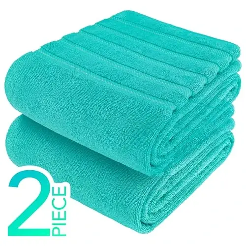 American Soft Linen 100% Cotton Luxury Turkish Towels, 2PC 35x70 Bath Sheet | Soft Absorbent Quick Dry OEKO Tex Standard 100 Certificated Durable Machine Washable Premium Hotel Quality - 6