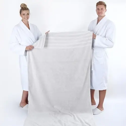 American Soft Linen 100% Cotton Luxury Turkish Towels, 2PC 35x70 Bath Sheet | Soft Absorbent Quick Dry OEKO Tex Standard 100 Certificated Durable Machine Washable Premium Hotel Quality - 5