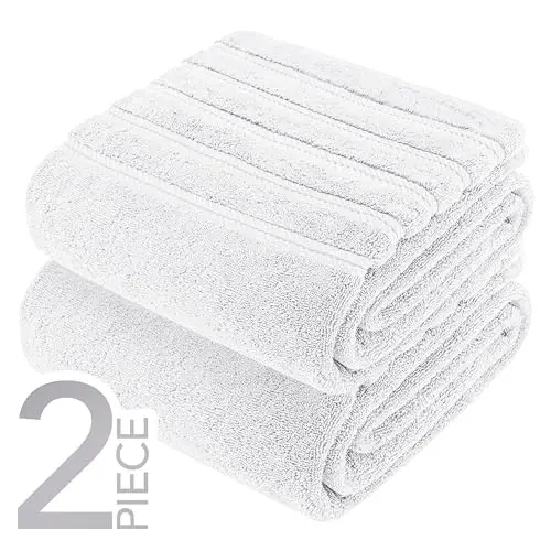 American Soft Linen 100% Cotton Luxury Turkish Towels, 2PC 35x70 Bath Sheet | Soft Absorbent Quick Dry OEKO Tex Standard 100 Certificated Durable Machine Washable Premium Hotel Quality - 6
