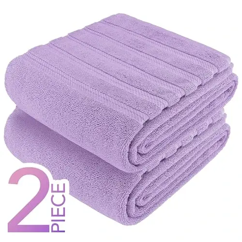 American Soft Linen 100% Cotton Luxury Turkish Towels, 2PC 35x70 Bath Sheet | Soft Absorbent Quick Dry OEKO Tex Standard 100 Certificated Durable Machine Washable Premium Hotel Quality - 6