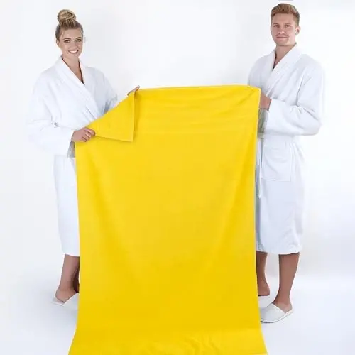 American Soft Linen 100% Cotton Luxury Turkish Towels, 2PC 35x70 Bath Sheet | Soft Absorbent Quick Dry OEKO Tex Standard 100 Certificated Durable Machine Washable Premium Hotel Quality - 5
