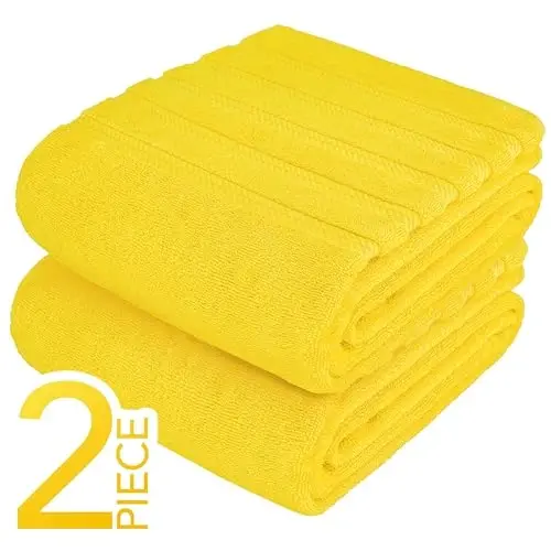 American Soft Linen 100% Cotton Luxury Turkish Towels, 2PC 35x70 Bath Sheet | Soft Absorbent Quick Dry OEKO Tex Standard 100 Certificated Durable Machine Washable Premium Hotel Quality - 6