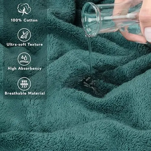 American Soft Linen 100% Cotton Luxury Turkish Towels, 2PC 35x70 Bath Sheet | Soft Absorbent Quick Dry OEKO Tex Standard 100 Certificated Durable Machine Washable Premium Hotel Quality - 4