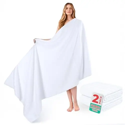 American Soft Linen 100% Cotton Luxury Turkish Towels, 2PC 35x70 Bath Sheet | Soft Absorbent Quick Dry OEKO Tex Standard 100 Certificated Durable Machine Washable Premium Hotel Quality - 1
