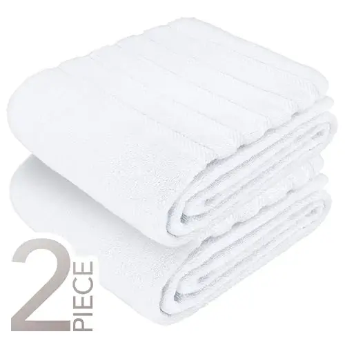 American Soft Linen 100% Cotton Luxury Turkish Towels, 2PC 35x70 Bath Sheet | Soft Absorbent Quick Dry OEKO Tex Standard 100 Certificated Durable Machine Washable Premium Hotel Quality - 6