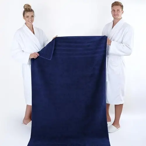 American Soft Linen 100% Cotton Luxury Turkish Towels, 2PC 35x70 Bath Sheet | Soft Absorbent Quick Dry OEKO Tex Standard 100 Certificated Durable Machine Washable Premium Hotel Quality - 5