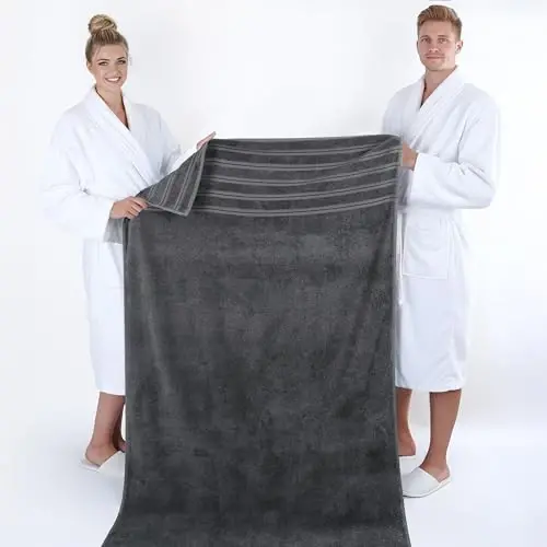 American Soft Linen 100% Cotton Luxury Turkish Towels, 2PC 35x70 Bath Sheet | Soft Absorbent Quick Dry OEKO Tex Standard 100 Certificated Durable Machine Washable Premium Hotel Quality - 5
