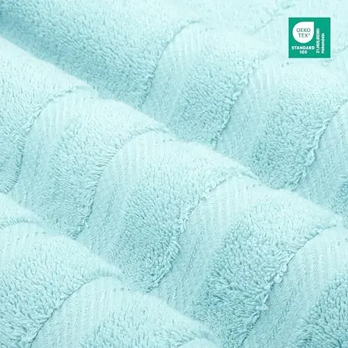 American Soft Linen 100% Cotton Luxury Turkish Towels, 3 Piece Towel Set | Soft Absorbent Quick Dry OEKO Tex Standard 100 Certificated Durable Machine Washable Premium Hotel Quality - 3
