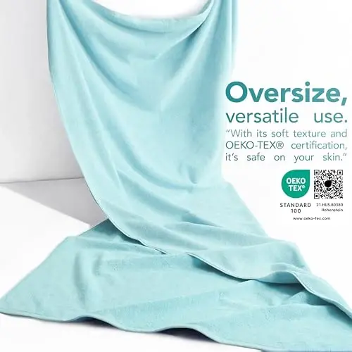 American Soft Linen 100% Cotton Luxury Turkish Towels, 40x80 XL Bath Sheet | Soft Absorbent Quick Dry OEKO Tex Standard 100 Certificated Durable Machine Washable Premium Hotel Quality - 3