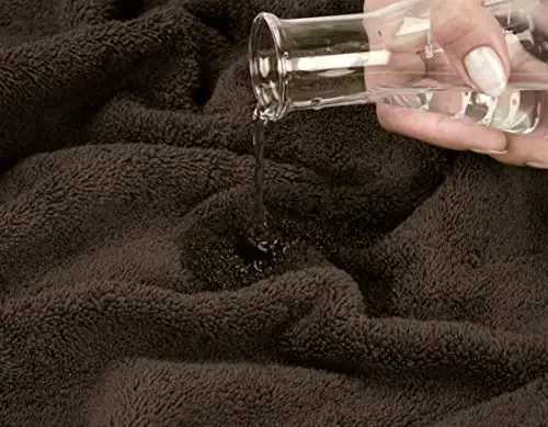 American Soft Linen 100% Paxta 600 GSM Turk 40x80 Katta o'lchamli hammom sochig'i, Vanna uchun o'ta katta kattalar sochiqlari, Jigarrang hammom sochig'i - 5