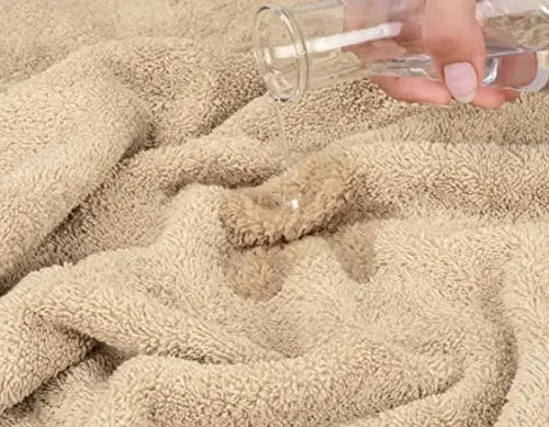 American Soft Linen Luxury Washcloths for Bathroom, 600 GSM 100% Cotton 4 Piece Turkish Wash Cloth Set, 13x13 in Soft Rags for Body and Face, Beige Washcloths - 5