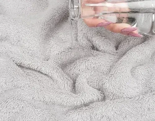 American Soft Linen Oversized Bath Sheet 40x80 Extra Large for Bathroom, 600 GSM 100% Cotton Turkish Jumbo Bathsheet Towels for Adults, Silver Gray Bath Sheet - 5