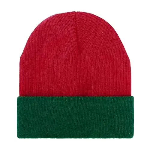 American Trends Winter Hats for Men Women Cuffed Beanies Hat Soft Plain Knit Hats Skull Caps - 4