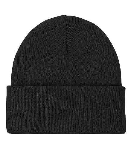 American Trends Winter Hats for Men Women Cuffed Beanies Hat Soft Plain Knit Hats Skull Caps - 2