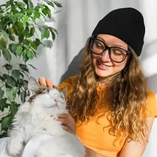 American Trends Winter Hats for Men Women Cuffed Beanies Hat Soft Plain Knit Hats Skull Caps - 5