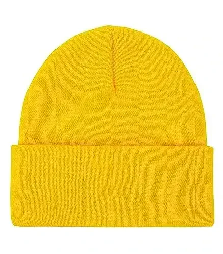 American Trends Winter Hats for Men Women Cuffed Beanies Hat Soft Plain Knit Hats Skull Caps - 6
