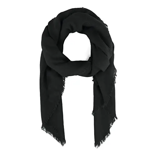 American Trends Women's Cozy Warm Winter Fall Blanket Scarf Stylish Soft Chunky Checked Giant Scarves Shawls - 6
