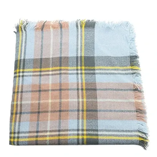 American Trends Women's Cozy Warm Winter Fall Blanket Scarf Stylish Soft Chunky Checked Giant Scarves Shawls - 3