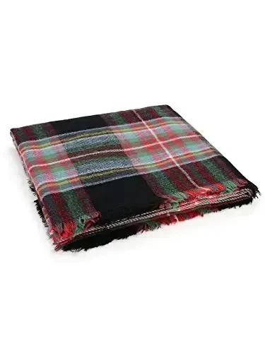 American Trends Women's Cozy Warm Winter Fall Blanket Scarf Stylish Soft Chunky Checked Giant Scarves Shawls - 4