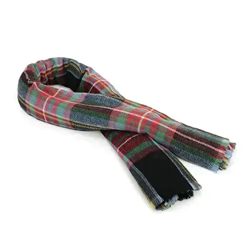 American Trends Womens Fall Winter Scarf Plaid Tassel Soft Warm Blanket Scarves Womens Shawl Wraps - 3