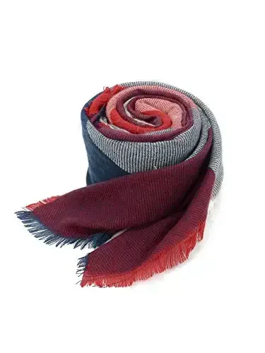 American Trends Womens Fall Winter Scarf Plaid Tassel Soft Warm Blanket Scarves Womens Shawl Wraps - 2