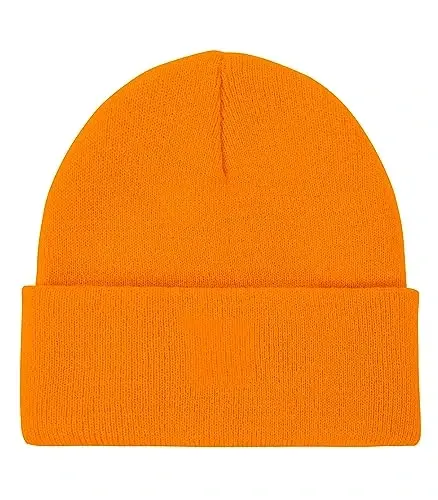 American Trends Winter Hats for Men Women Cuffed Beanies Hat Soft Plain Knit Hats Skull Caps - 1