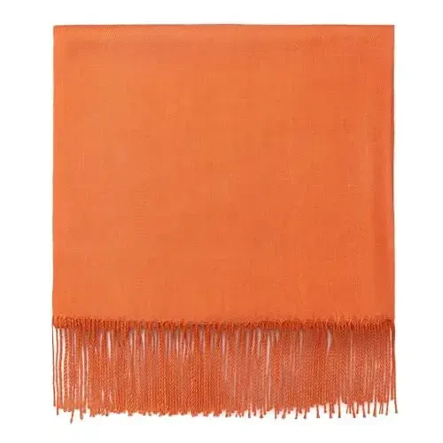 AMERICHAMP Super Soft Elegant Scarf for Women Men CasModazoneere Feel Winter Fall Fashion fringe Gift Lightweight solid cozy - MODAZONE (1)