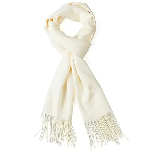 AMERICHAMP Super Soft Elegant Scarf for Women Men CasModazoneere Feel Winter Fall Fashion fringe Gift Lightweight solid cozy 