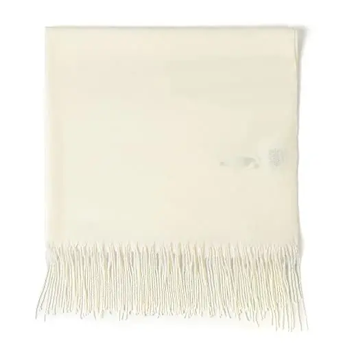 AMERICHAMP Super Soft Elegant Scarf for Women Men CasModazoneere Feel Winter Fall Fashion fringe Gift Lightweight solid cozy - AMERICHAMP (1)