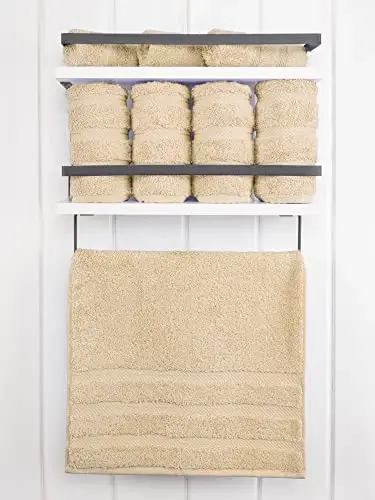 Amerika Soft Linen Hashamatli Vanna Xonasi Uchun Qo'l Sochiqlari, 600 GSM Og'ir Vazn 16x28 O'lcham 100% Paxta Turk 4 Bo'lakli Qo'l Yuz Sochiq To'plami, Bej Qo'l Sochiqlari - 2