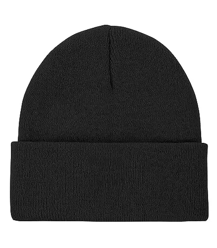 American Trends Winter Hats for Men Women Cuffed Beanies Hat Soft Plain Knit Hats Skull Caps - AMERICAN (1)