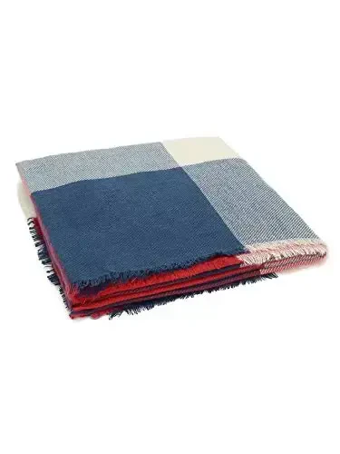 American Trends Women's Cozy Warm Winter Fall Blanket Scarf Stylish Soft Chunky Checked Giant Scarves Shawls - 5