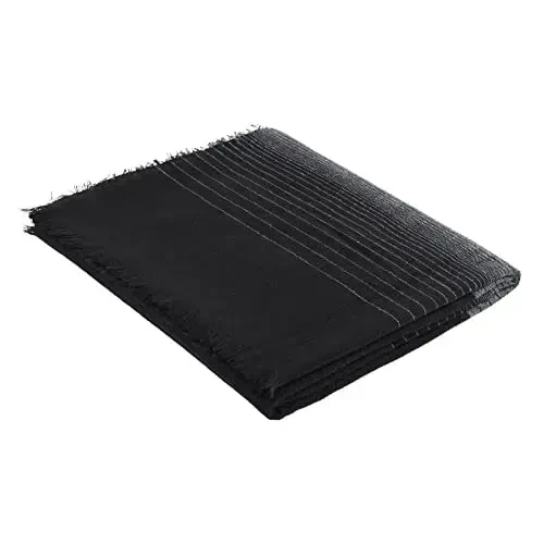 American Trends Womens Fall Winter Scarf Plaid Tassel Soft Warm Blanket Scarves Womens Shawl Wraps - 5