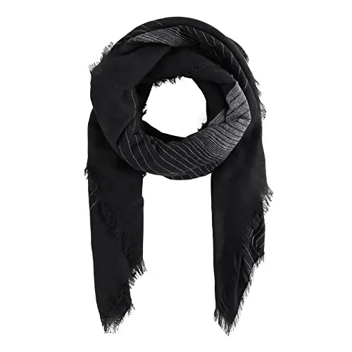 American Trends Womens Fall Winter Scarf Plaid Tassel Soft Warm Blanket Scarves Womens Shawl Wraps - AMERICAN (1)