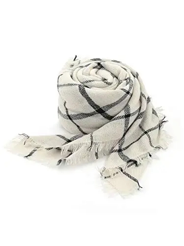 American Trends Womens Fall Winter Scarf Plaid Tassel Soft Warm Blanket Scarves Womens Shawl Wraps - 5