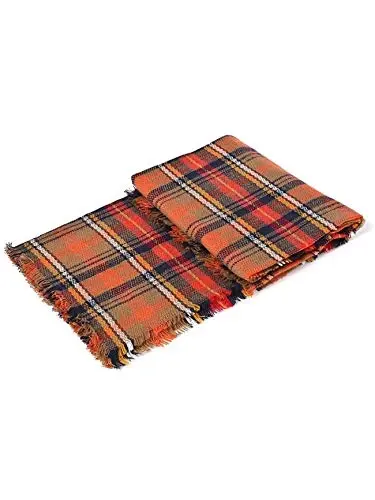 American Trends Womens Fall Winter Scarf Plaid Tassel Soft Warm Blanket Scarves Womens Shawl Wraps - 6